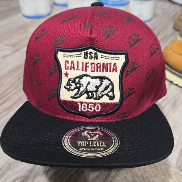 Top Level California 1850 Snapback Baseball Cap NWT - Picture 2 of 11